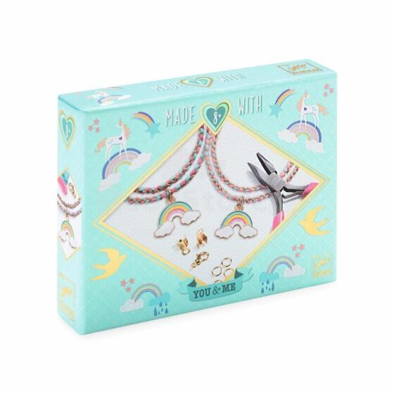 You&Me bracelets - Rainbow Kumihimo