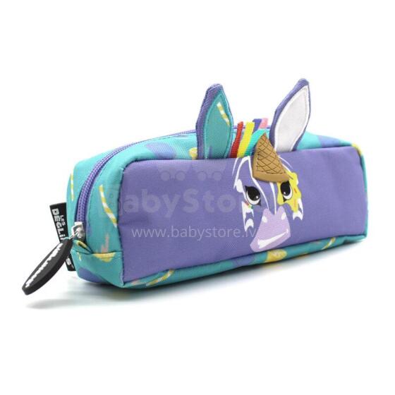 1-Zip Pencil Case - Kiprokos - The Zebra
