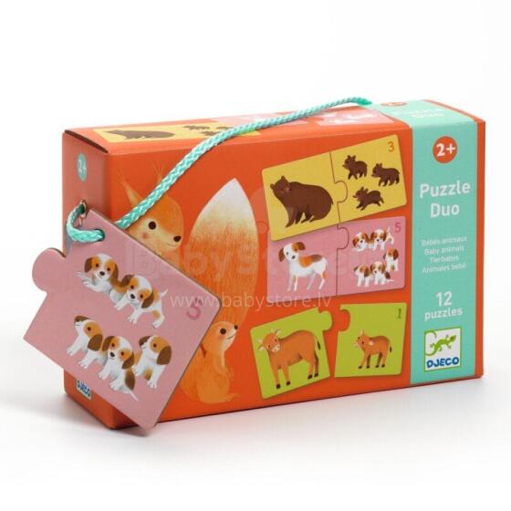 Puzzle Duo - Baby animals (24 pcs)