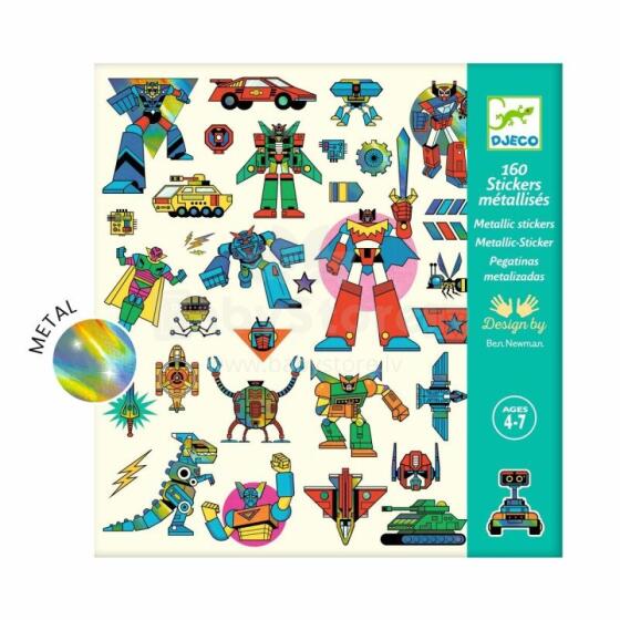 160 uzlīmes – Roboti