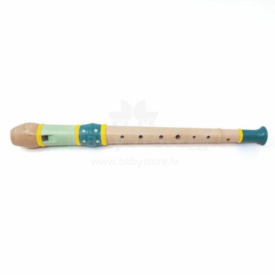 Svoora - Wooden Flute - Peacock - Blue