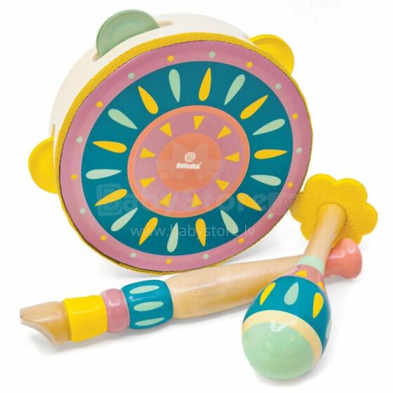 Svoora - Wooden Musical Set - Peacock