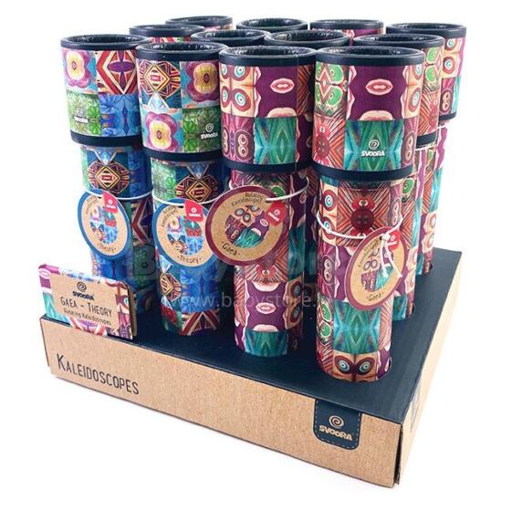 Svoora - Rotating Kaleidoscopes - Gaea & Theory (Full display, 12 pcs, with 6 pcs of each design)