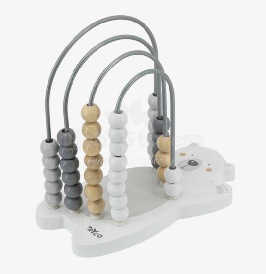Wooden abacus - Polar Bear