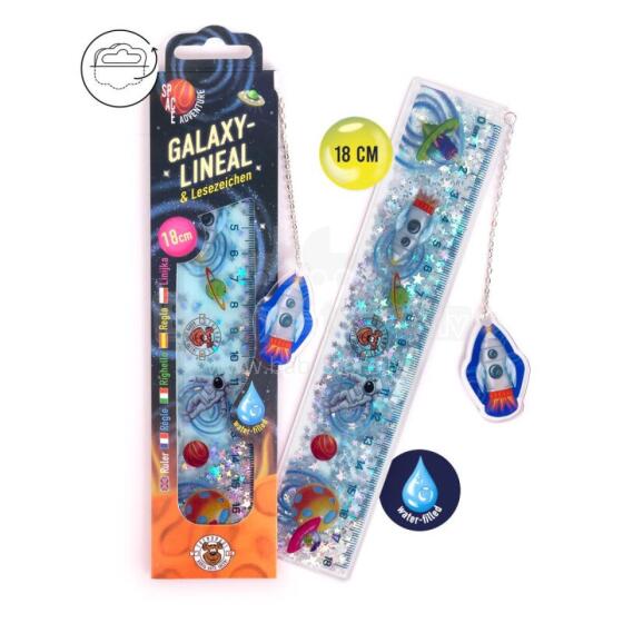 Space Adventure - Galaxy Ruler & Bookmark (18 cm)