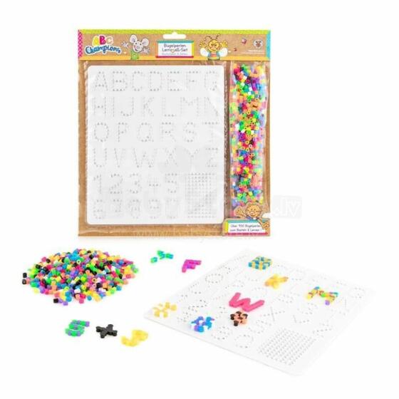 ABC Champions - Iron-On Beads Learning Fun Set, Letters & Numbers