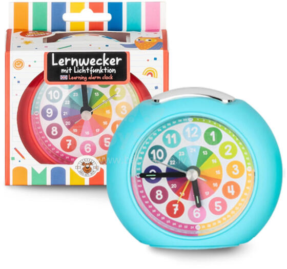 ABC Champions - Learning alarm clock with light function (1 pc., 4 designs)