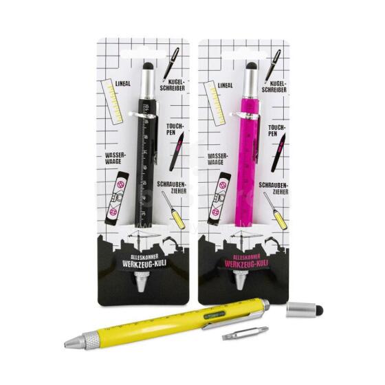 Ballpoint Pen with 5 Tools (1 pc., 3 designs)