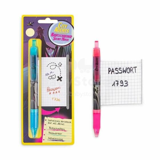 City Agents - Ballpoint pen for secret notes (1 pc., 2 designs)
