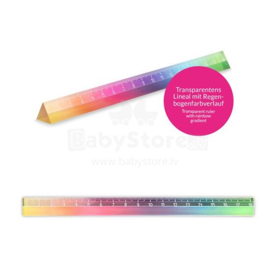 Good Feelings - - Rainbow Ruler, Acrylic 18cm