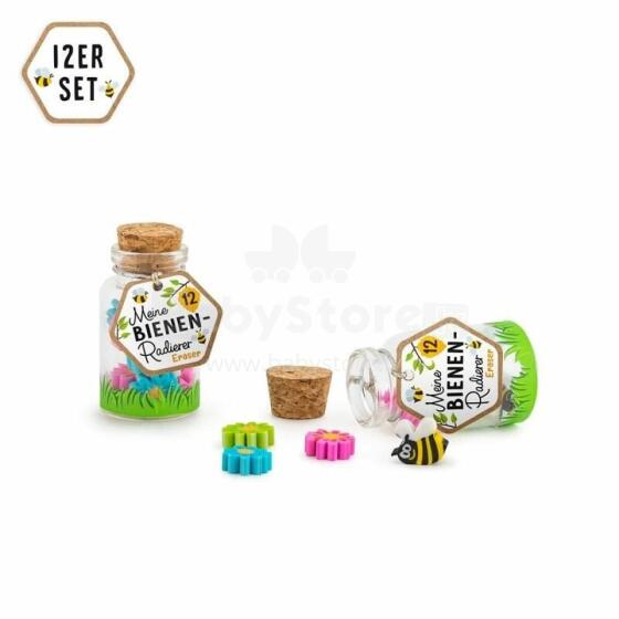 MEINE BIENENFREUNDE Earaser -s in a Glass, 12 pieces