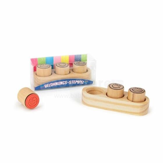 MOTIVATION wooden stamps, set of 3