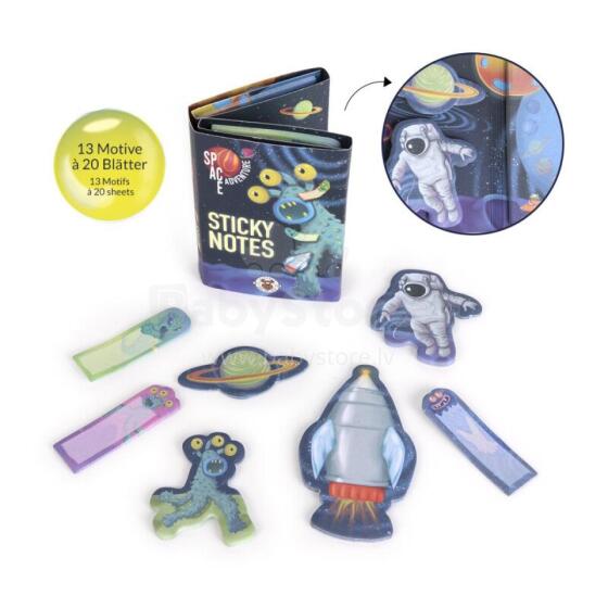 Space Adventure - Sticky Notes Mini Organiser 260 sheets