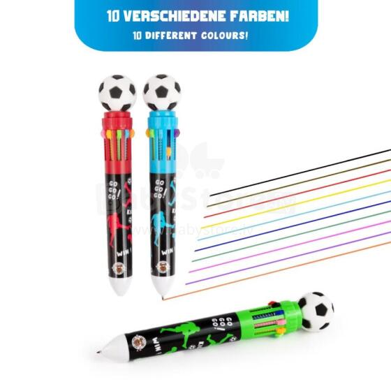 Take Action - FB Football multicoloured 10-coloured pen (1 pc., 3 designs)