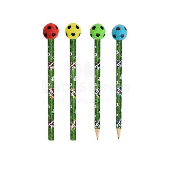 Take Action - Pencils & Eraser - Football (1 pc, 4 designs)