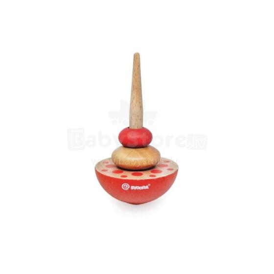 Svoora - Wooden Top - Geom - Red