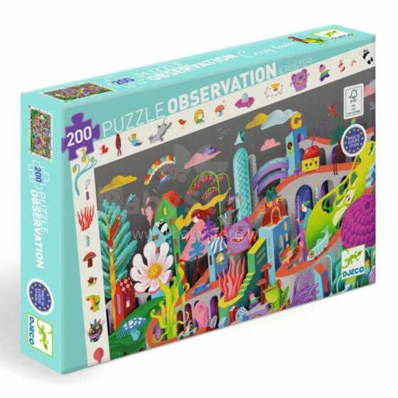 Observation puzzles - Crazy town - 200 pcs