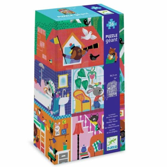 Giant puzzles - The Little Buddies' House - 36 pcs