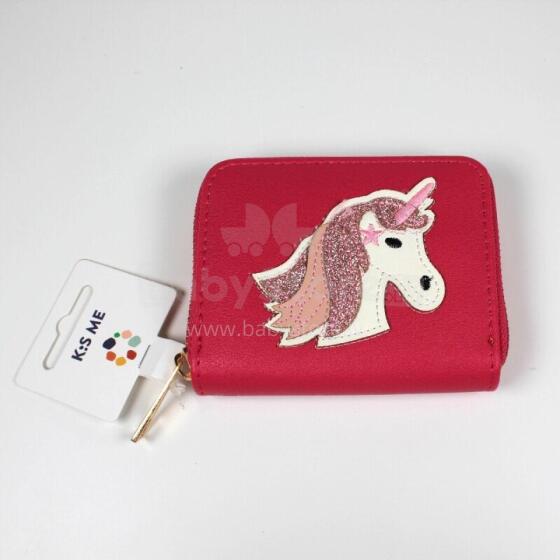 Wallet - Unicorn - Dark pink