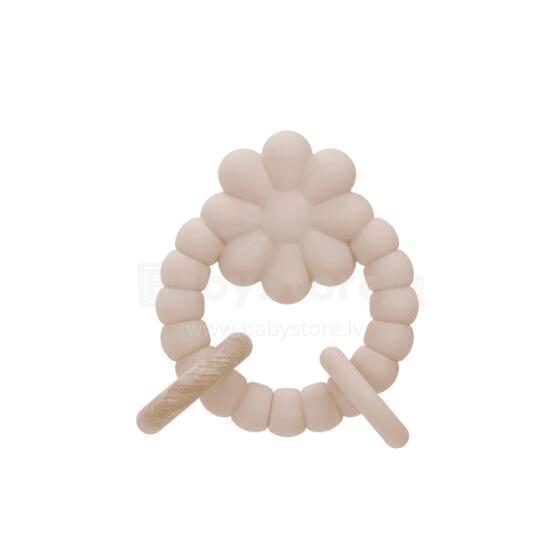 Silicone - Teether - Flower - Pink
