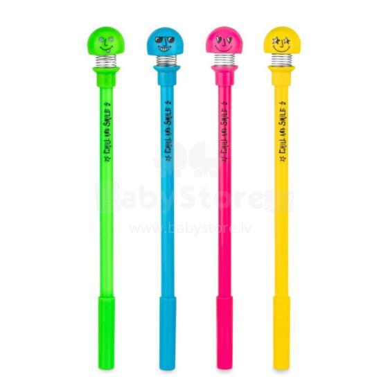 Chill & Smile - Crazy shaking ballpen, 4 assorted