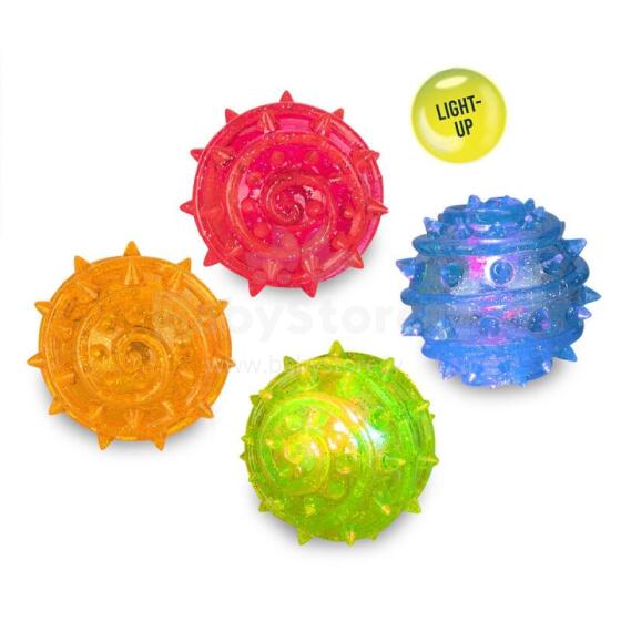 Space Adventure - Bouncing ball light-up - Planet (Ø 6.2 cm) (1 pc., 4 designs)