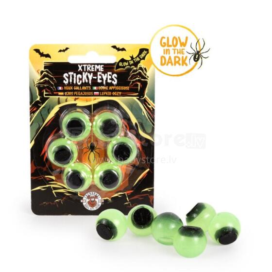 Zombie Zone - Sticky eyes (glow in the dark) (6 pcs.)