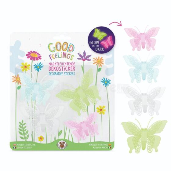 Good Feelings HF - Luminescent stickers - 3D butterflies
