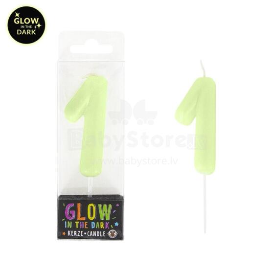 Birthday Fun - number candle GITD 1