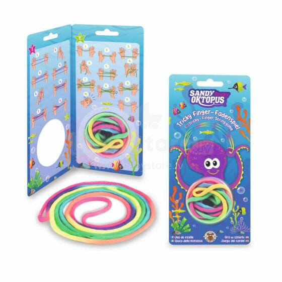 Sandy Oktopus - Tricky finger string game 1.80 m