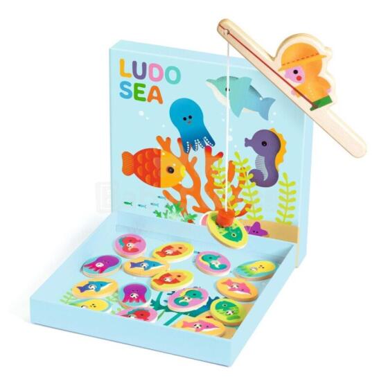 Educational wooden game - Ludo Sea - 4 games