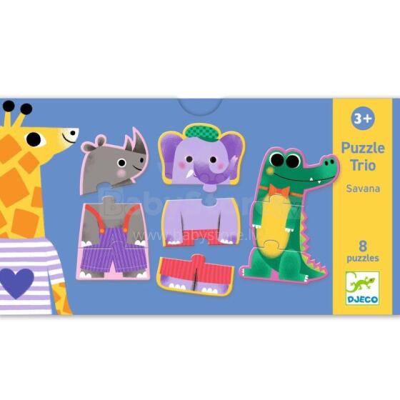 Puzzle Trio - Savana (24 pcs)