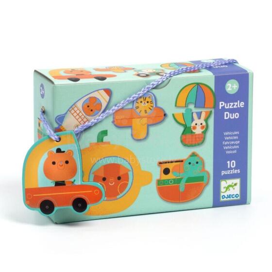 Puzzle Duo - Vehicles (20 pcs)