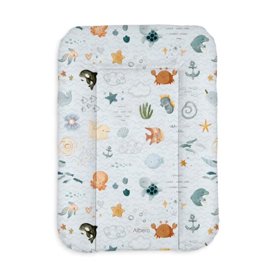 ALBERO MIO Baby changing mat 70x50 CP7 Krabik and friends