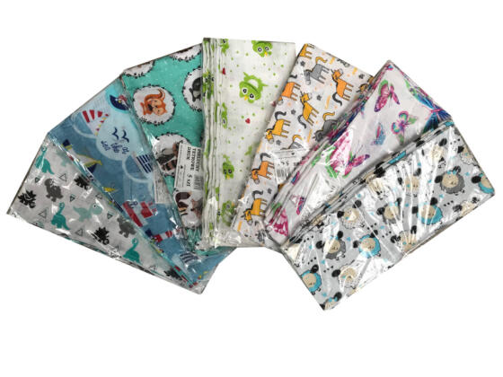 ATK (MINIANIA) Cotton diaper, printed, price per 1 piece / packed in 5 pieces