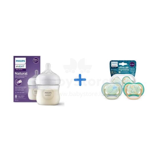AVENT SCY900/01+SCF376/18 Bottle + soother set