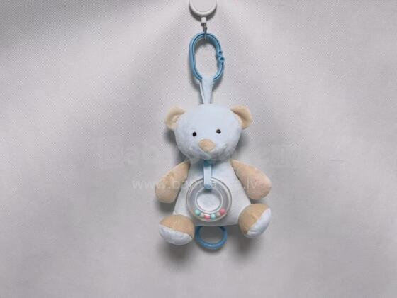 AXIOM 9442 Teddy bear music box blue 18 cm