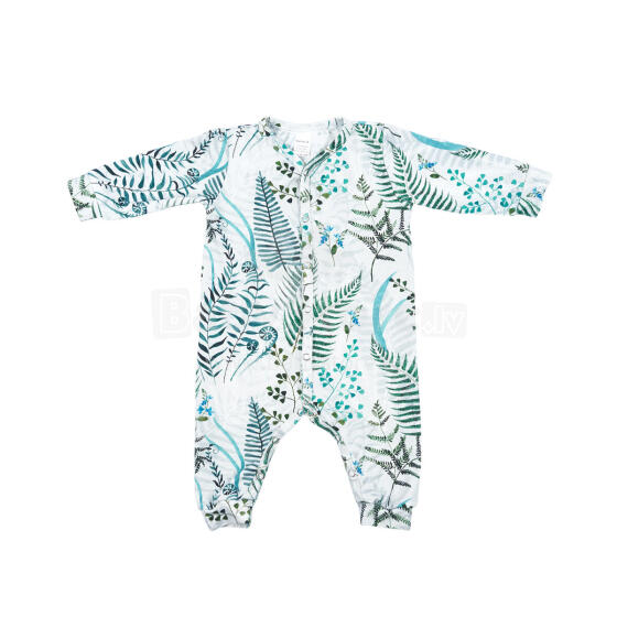 BABY 01343 Baby romper long sleeve Ferns 80/86*