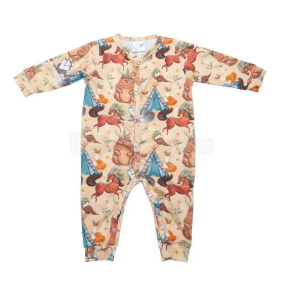 BABY 01394 Baby romper long sleeve Boho Boy 68/74