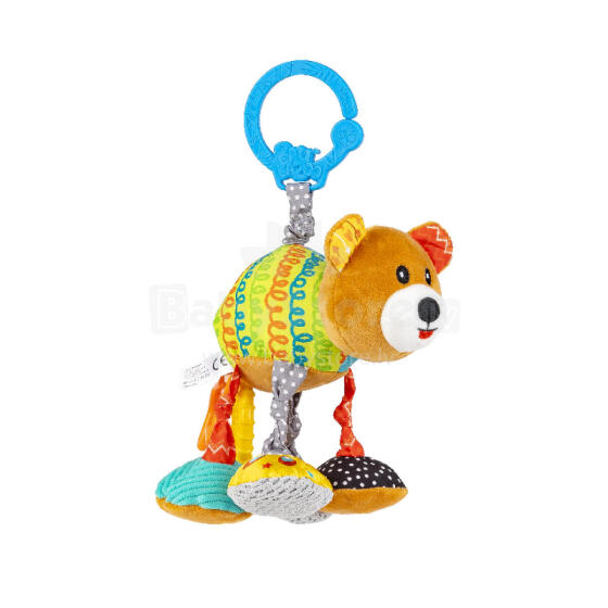 BALIBAZOO BB 82394 Krāsains Teddy Bear Jacuś kulons ar vibrāciju