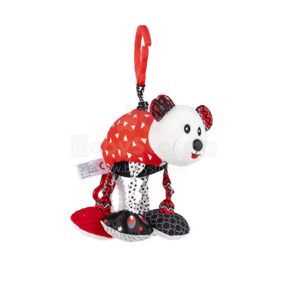 BALIBAZOO BB 82395 Contrast Teddy Bear Jacuś pendant with vibration