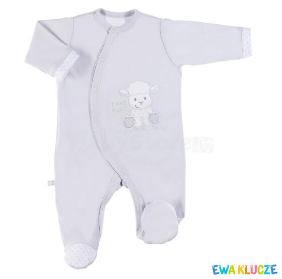 EWA 852618 NEWBORN Gray romper 50