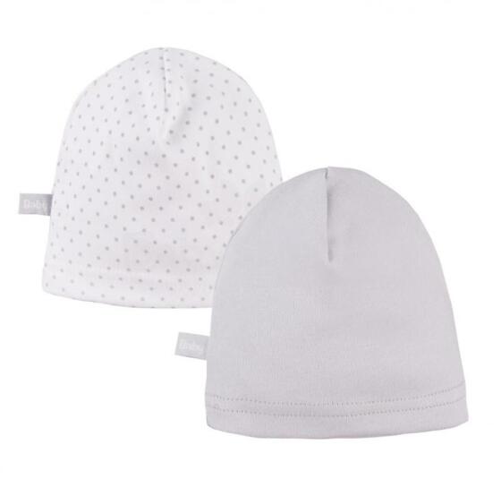 EWA 906779 Smurfette hat 2-pack gray 56