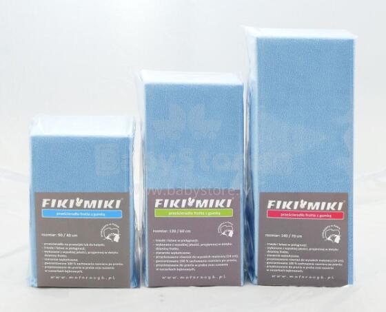 FIKI MIKI Fitted terry sheet 140x70 Sky blue