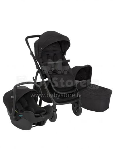 GRACO Stroller NEAR2ME DLX TRIO MIDNIGHT 3in1 set