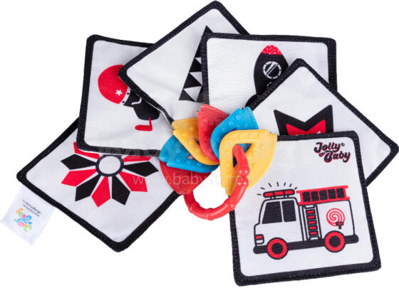 JOLLYBABY JB 80588 Book - teethers vehicles