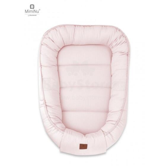 KIECZMERSKI Детский кокон MIMINU SOFT 0-6 м пудрово-розовый