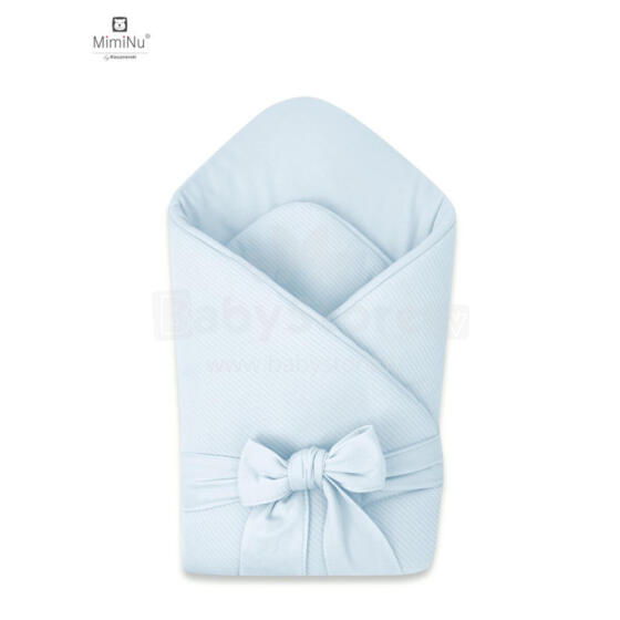 KIECZMERSKI Baby wrap tied MIMINU SOFT 0-3 m blue