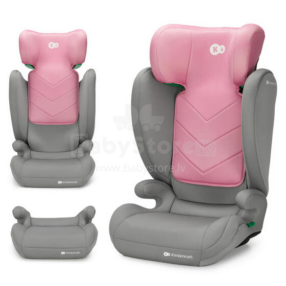 KINDERKRAFT I-SPARK i-size автокресло 100-150см розовое