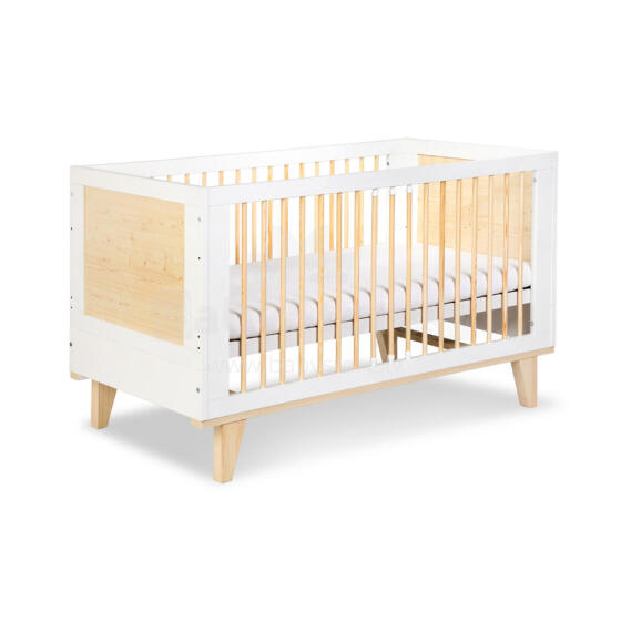Klups Lydia Art.233102 Pine/White Bed-sofa LYDIA 140x70 pine-white